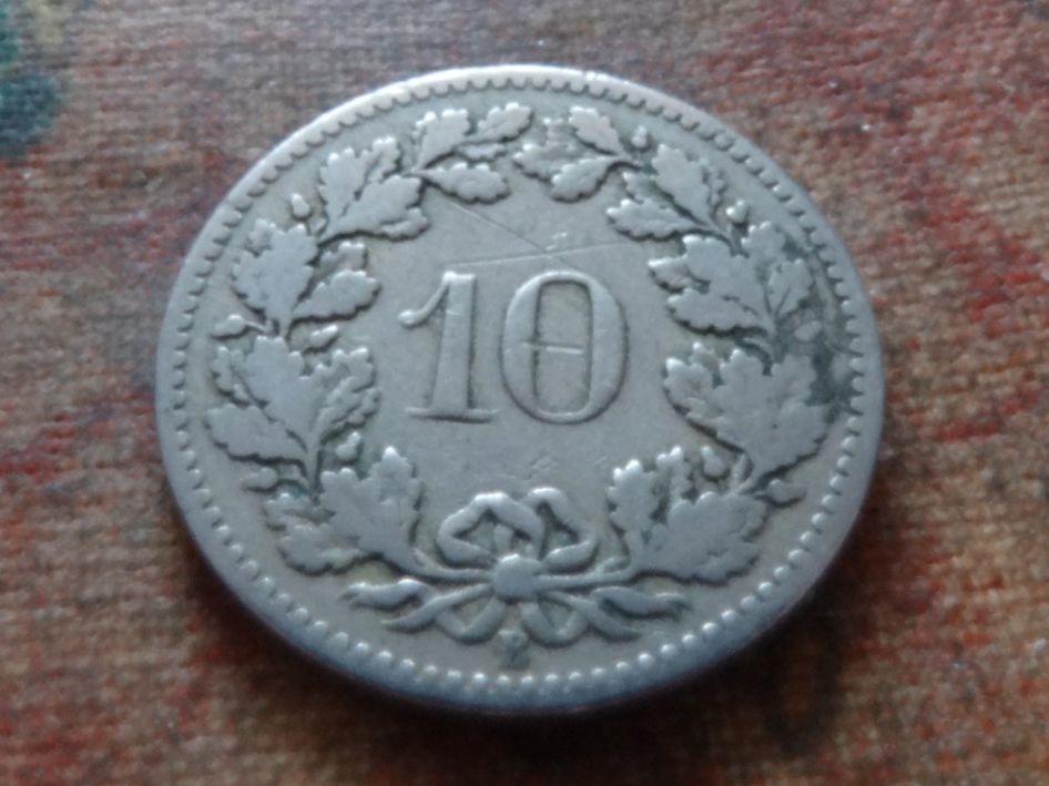 Tutti le monete: 10 Rp. 1884  (C) – Usato da Romanel-sur-Lausanne venduto da Swift13 1