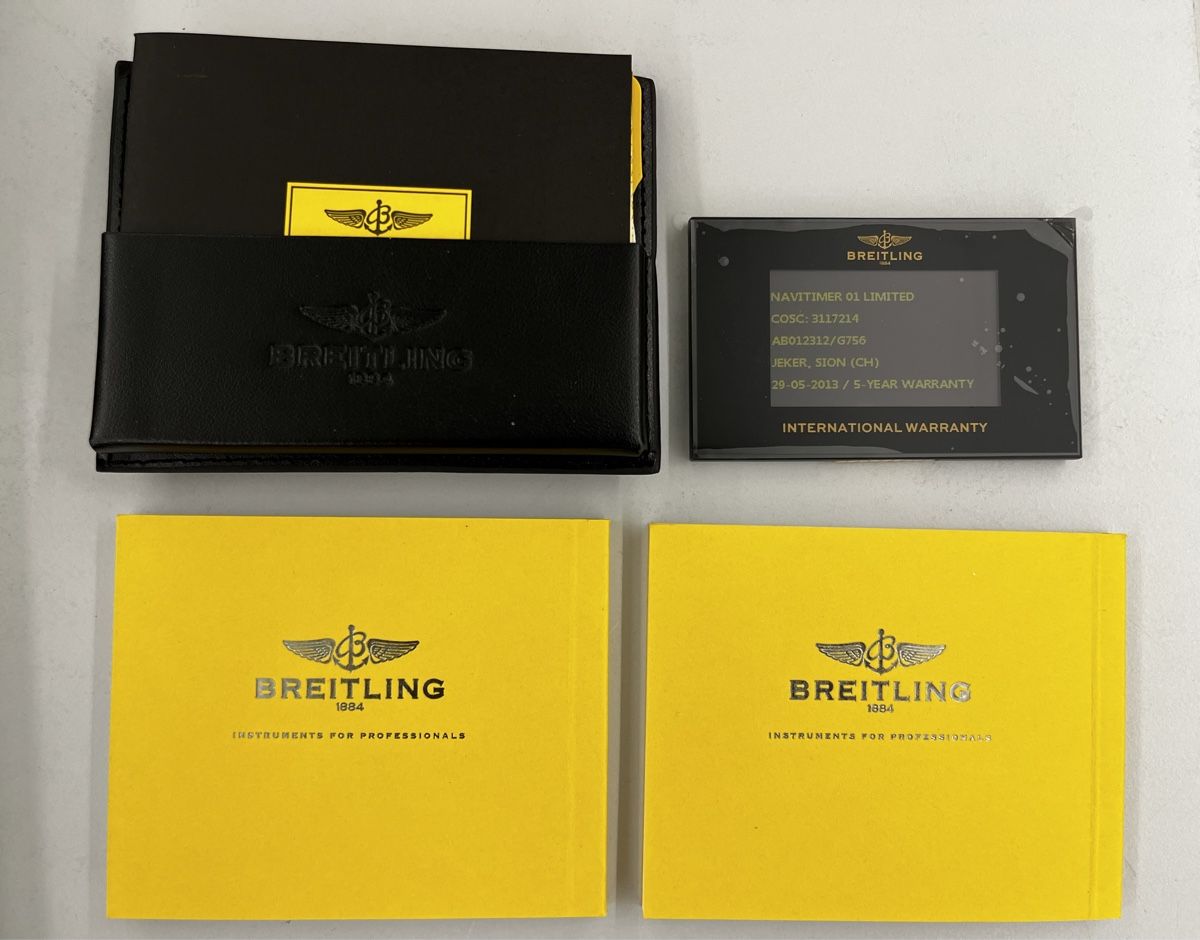 Breitling Orologi: BREITLING NAVITIMER B01 LIMITED EDITION AB0123 (revidiert)! – Usato da Mühleberg venduto da Schmoopy 2
