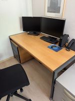 Bürotisch, Corpus und Kommode im Set