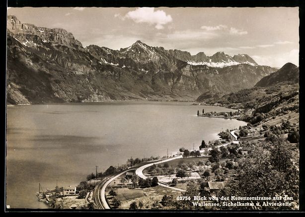 Cartes postales: Filzbach /Glarus, Blick auf den Wallense – D'occasion à Berlin par bartko-reher