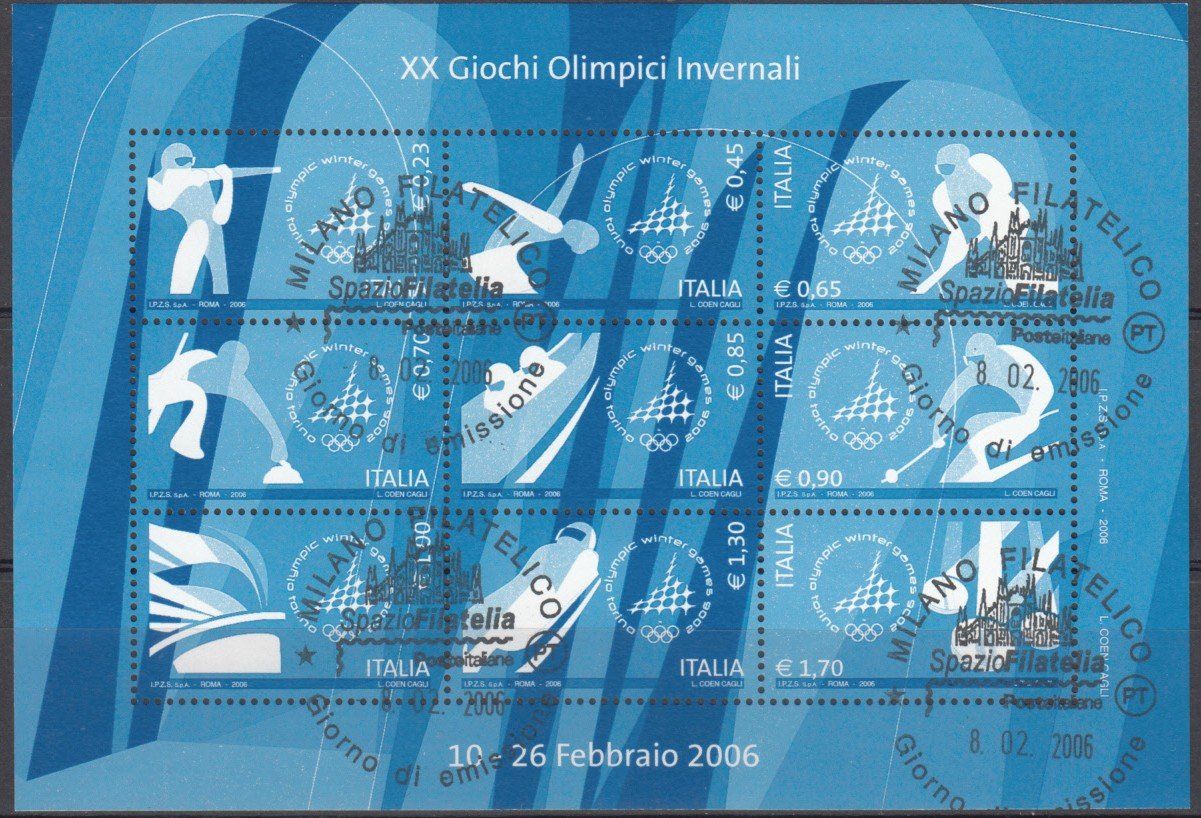 Tutti i francobolli: Italien 2006 mit ET – Usato da Bürglen TG venduto da StampGraf 2