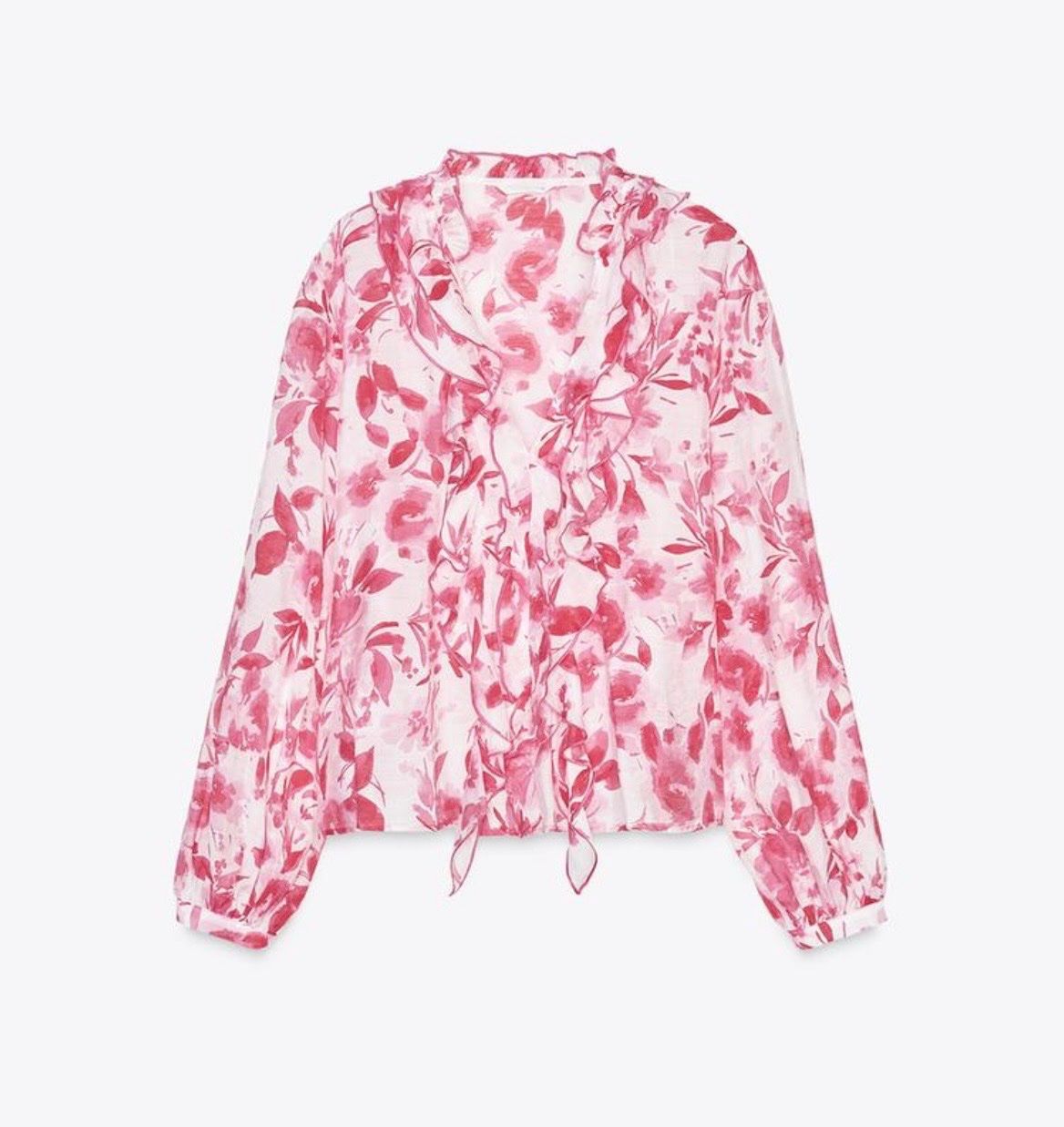 Zara Chemisiers: Zara blouse rose XS – Neuf (Voir description) à Bevaix par _estelleb__