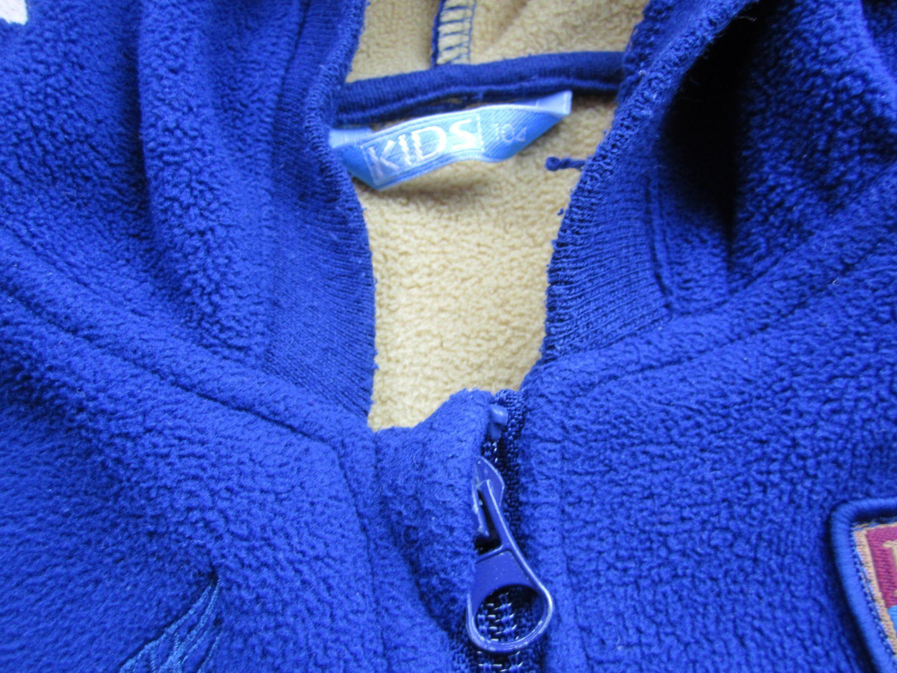 Jacken & Mäntel: warme Fleecejacke blau Gr. 104 – Gebraucht aus Winterthur von Ballerina12 1