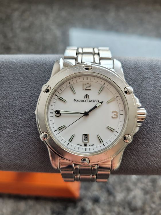 Maurice Lacroix Tiago Edelstahl Herrenuhr 38mm Quarz 69820