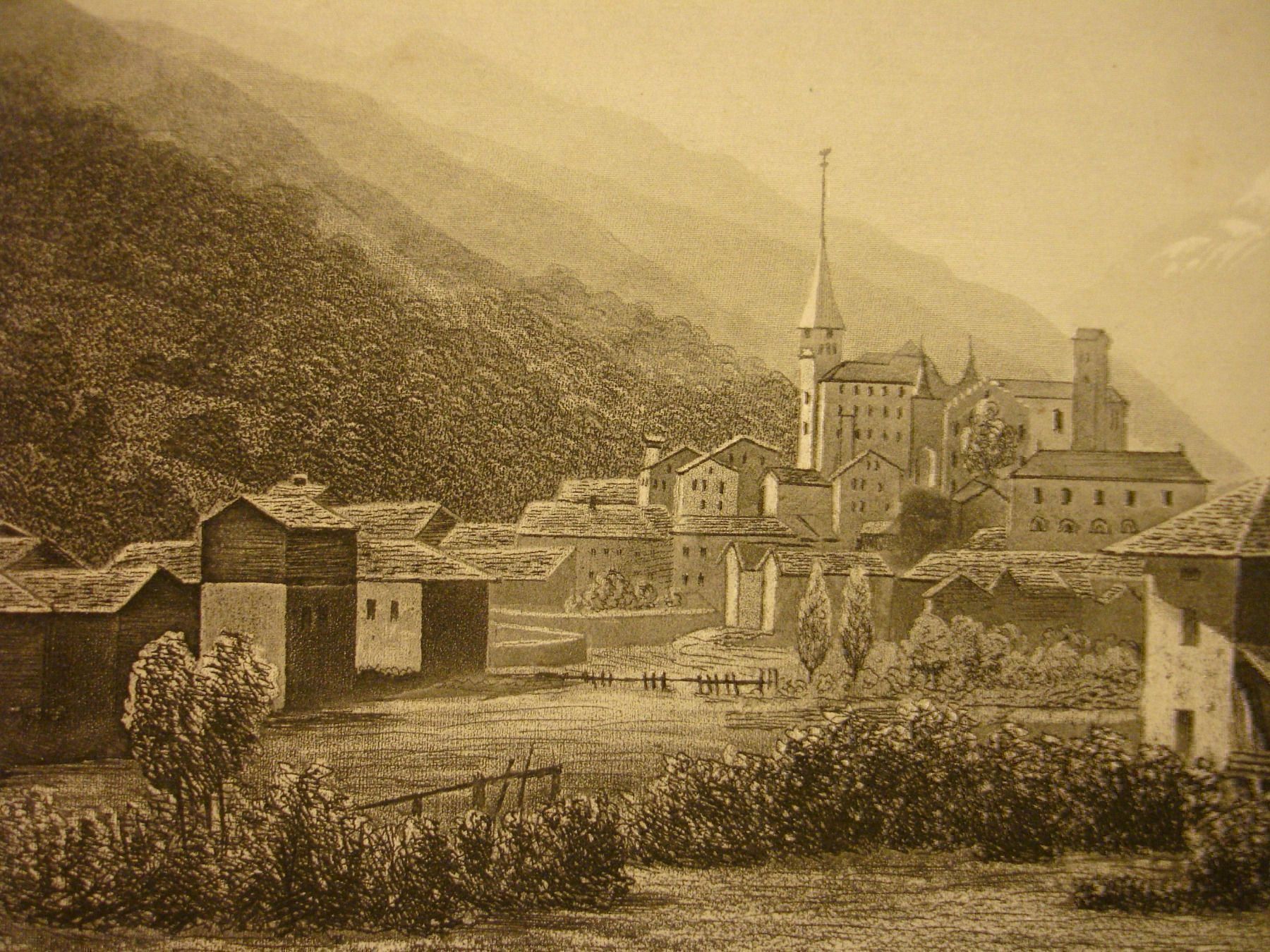 Incisioni: VISP, STAHLSTICH 1865 – Usato da Grüningen venduto da Kartensammler 3