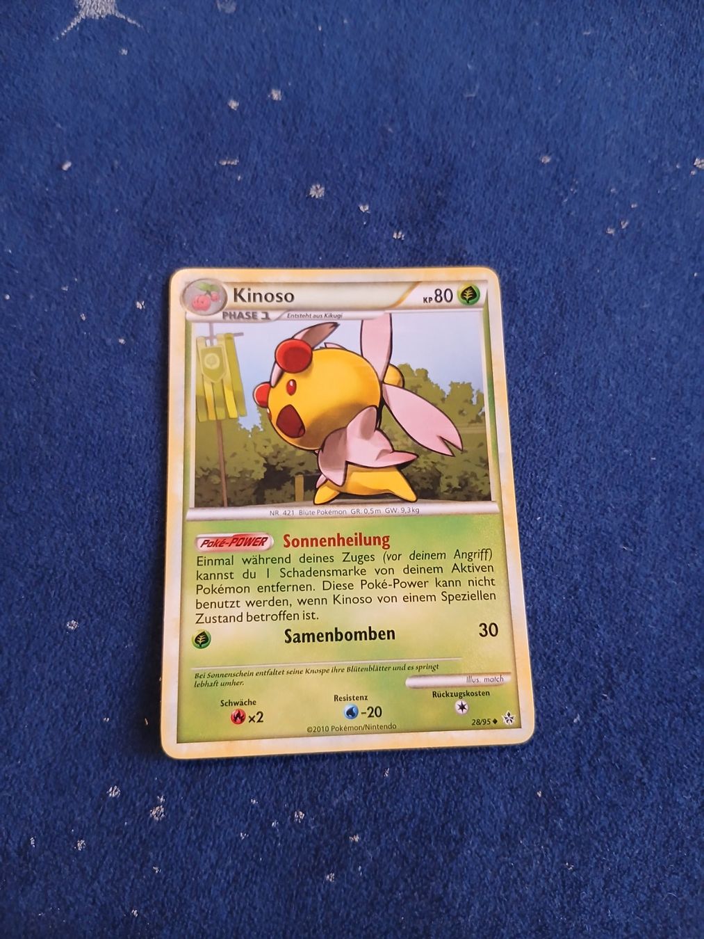 Pokémon Carte collezionabili: Kinoso/Cherrim (DE) Unleashed 28/95 – Nuovo (secondo la descrizione) da Hinterfultigen venduto da Marcel2112
