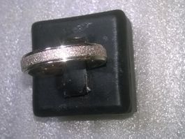 RING EDELSTHAL,,,SILBER FARBE,,,GLITZER