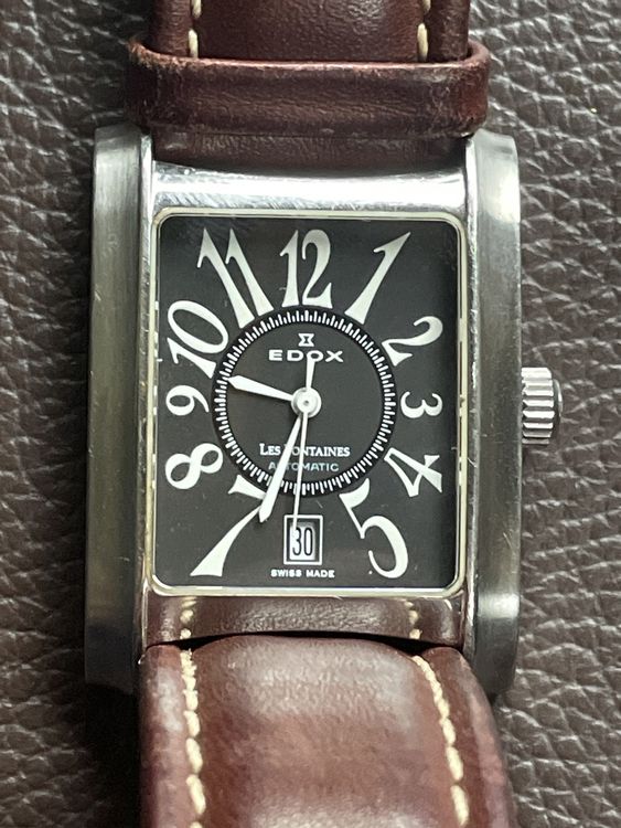 Montre Bracelet Ancienne Edox Fonctionnelle - Femme - Occasion - à Vérifier