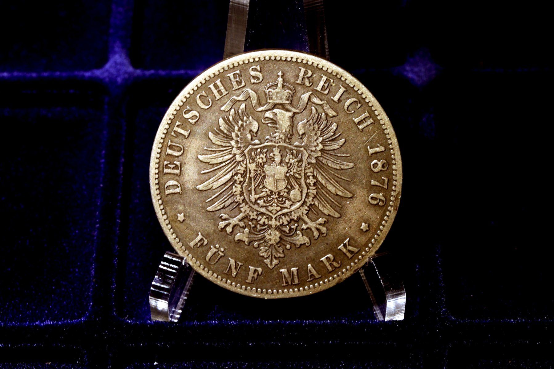 Alle Münzen: 5 Mark Silbermünze Preussen 1876 – Gebraucht aus Wetzikon ZH von Scipio80 1