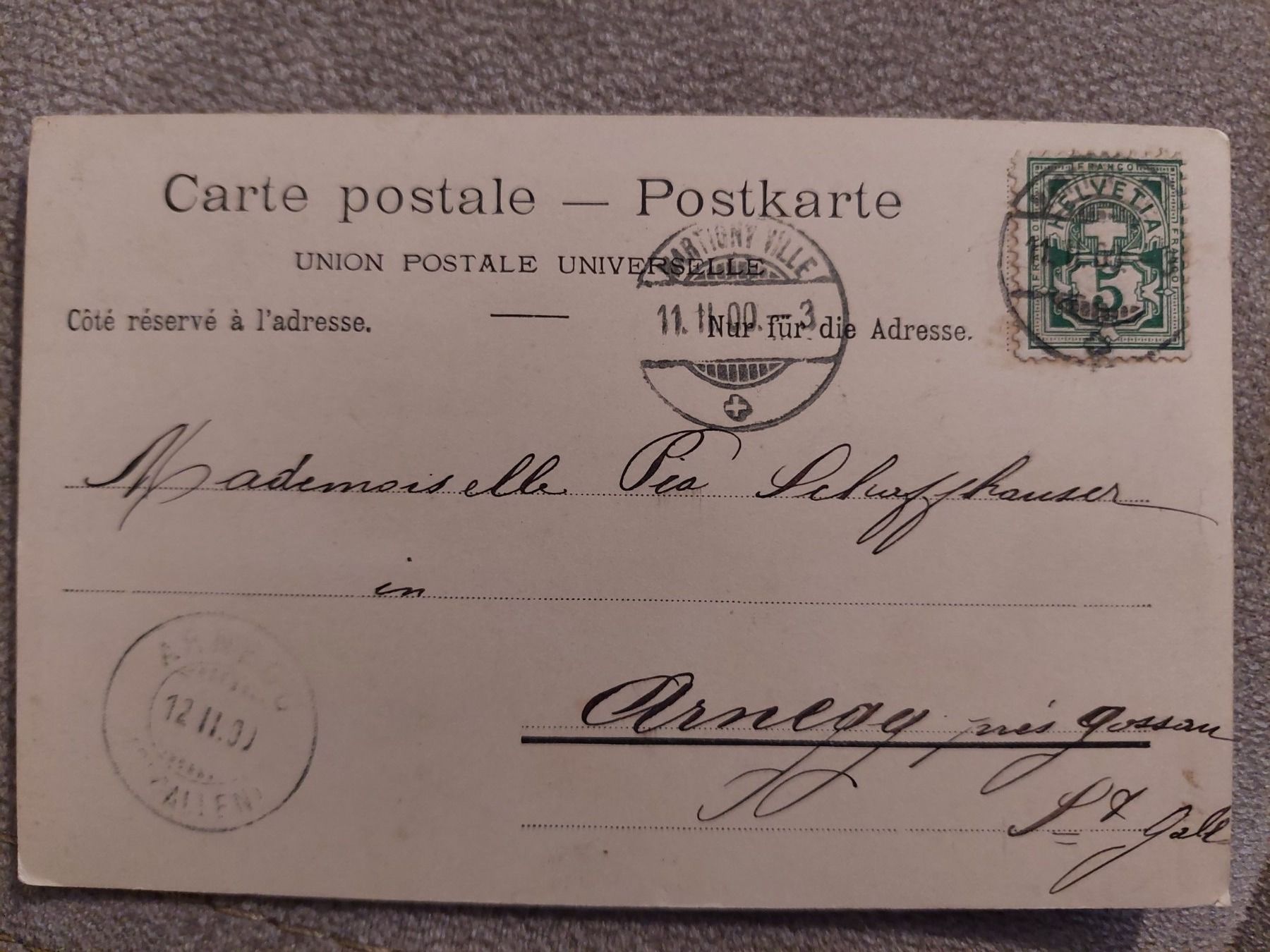 Cartoline postali: Ansichtskarte Schloss Chillon von 1900 selten – Usato da Elsau venduto da isidobrany09 1