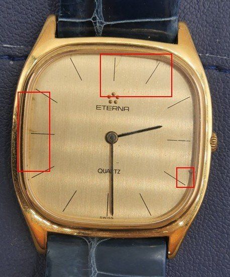 Eterna Orologi: Montre ETERNA Classic Quartz plaqué or – Usato da Nyon venduto da WHTF 7