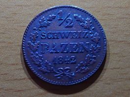 Graubünden: 1/2 Batzen 1842