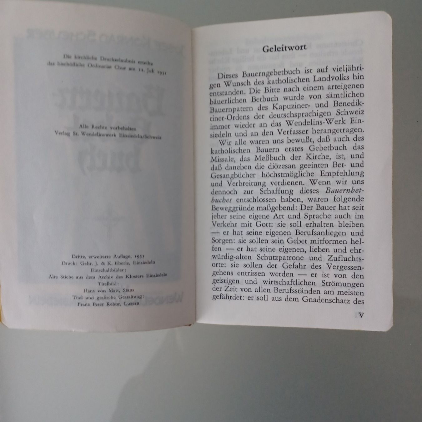 Libri: Bauern Gebetsbuch 1955 – Usato da Abtwil SG venduto da luupsy 2