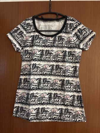 Handmade Scherenschnitt Damen Tshirt M