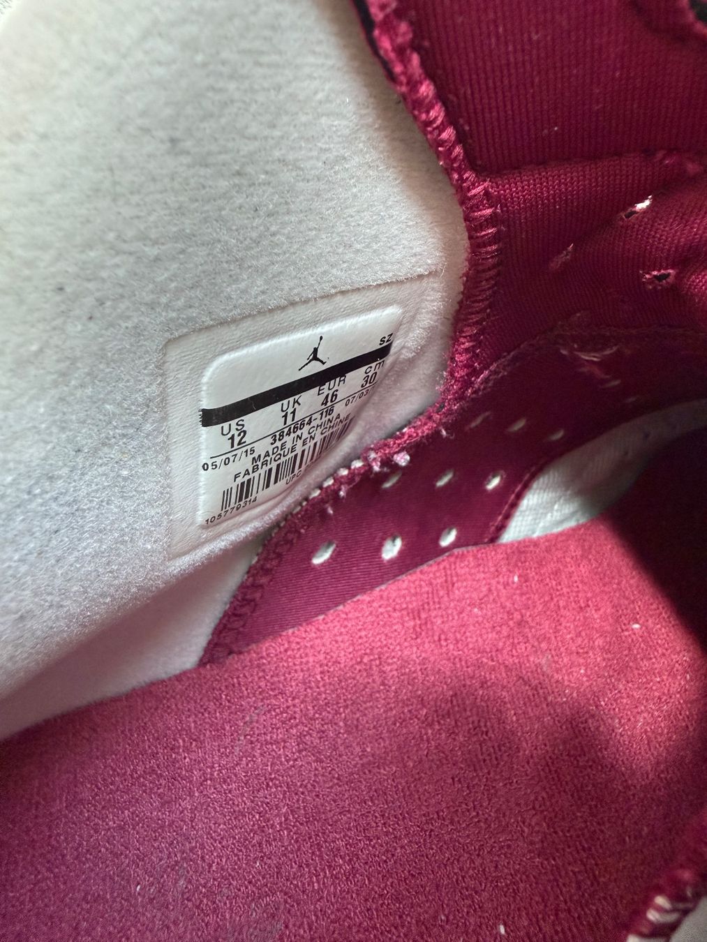 Jordan Scarpe da uomo: Jordan 6 Retro "Maroon" – Usato da Worb venduto da le_castor 5