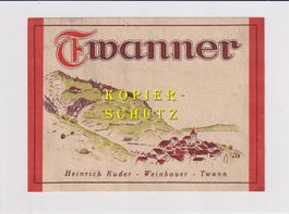 Etikette - Twanner /bd
