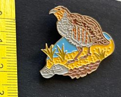 Rebhuhn/ Pin, limitierte Auflage