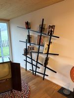 Designerbücherregal aus Holz (Mikado Style)