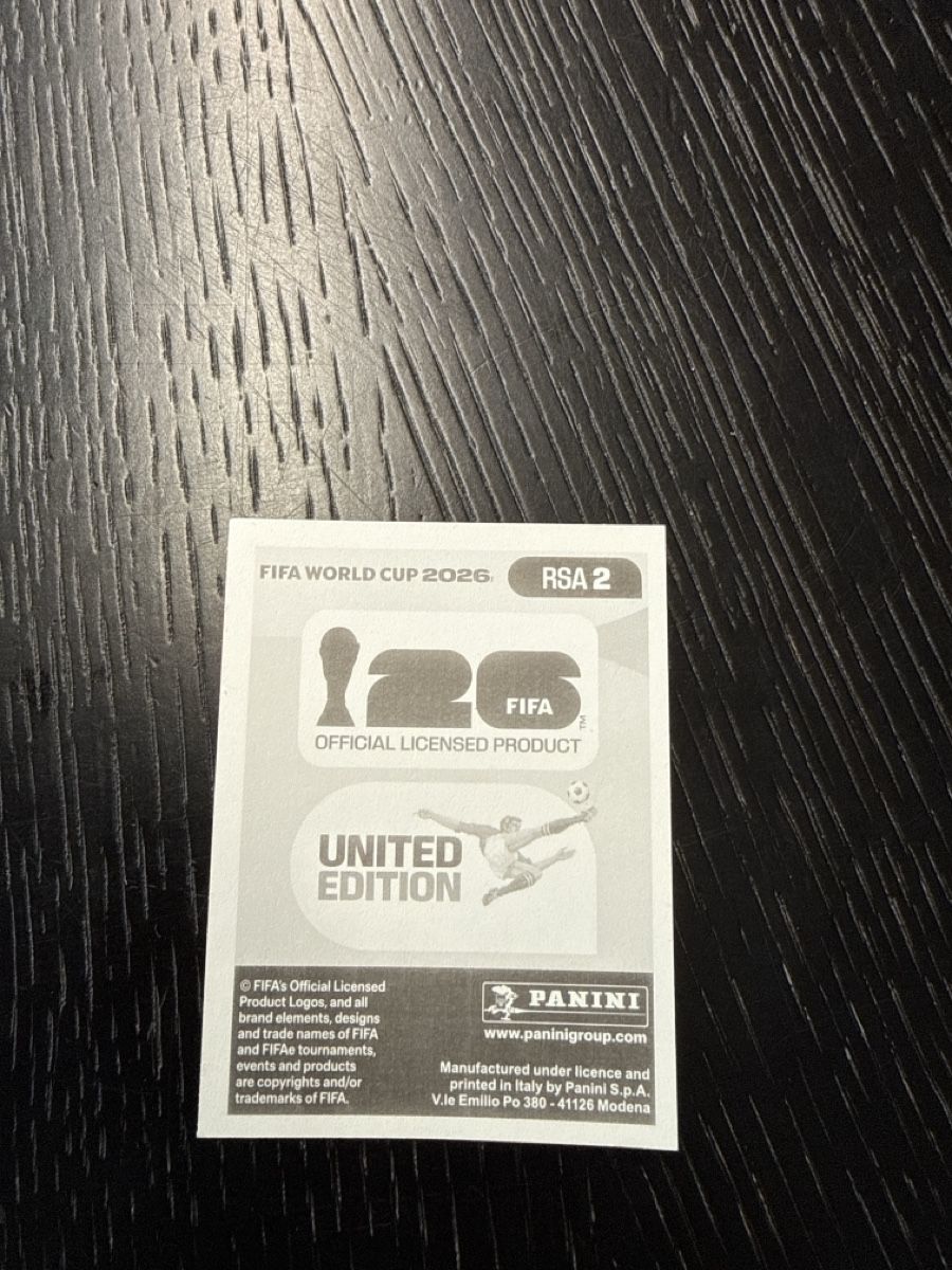Panini Alben: Panini FIFA World Cup 2026. RSA 2 – Neu (gemäss Beschreibung) aus Oberweningen von Burlli 1