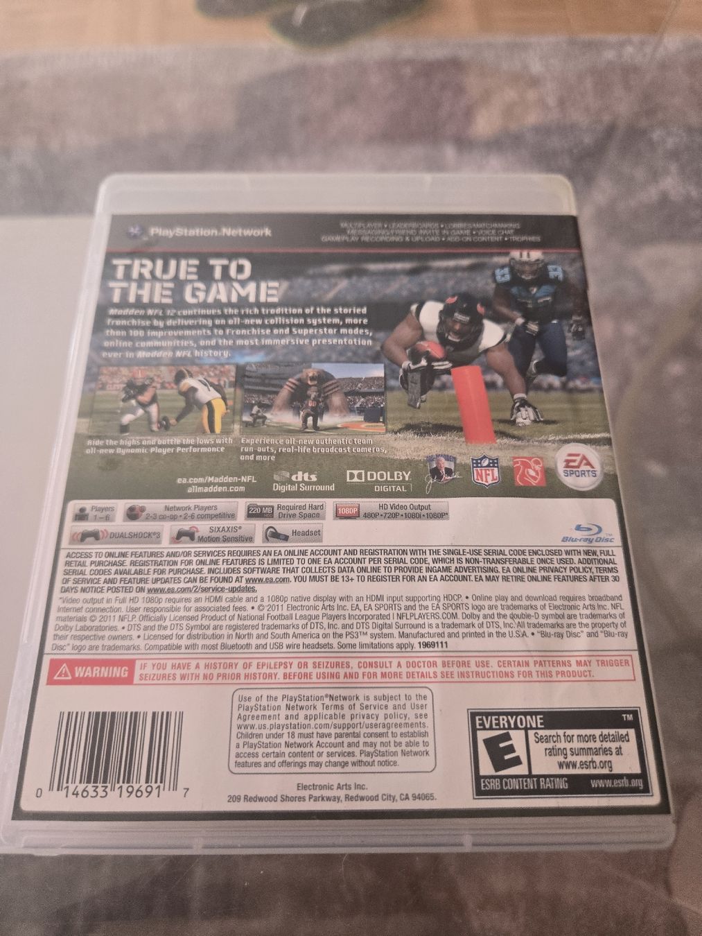 Spiele: NFL Madden 12 PS3 – Gebraucht aus Bussigny von Kfdlt 1