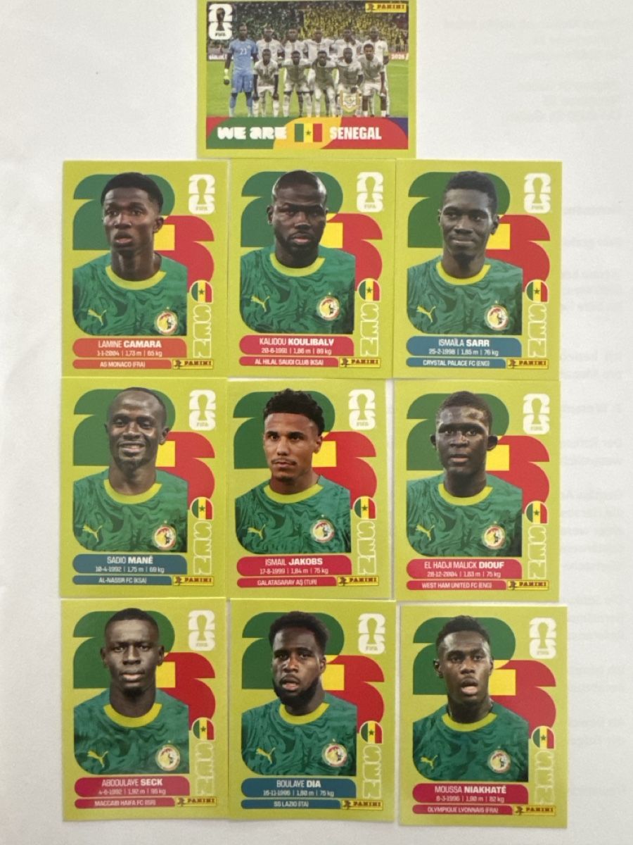 Panini Sammelbilder & Trading cards: Panini WM 2026 Senegal – Neu (gemäss Beschreibung) aus Kreuzlingen von DennisA27