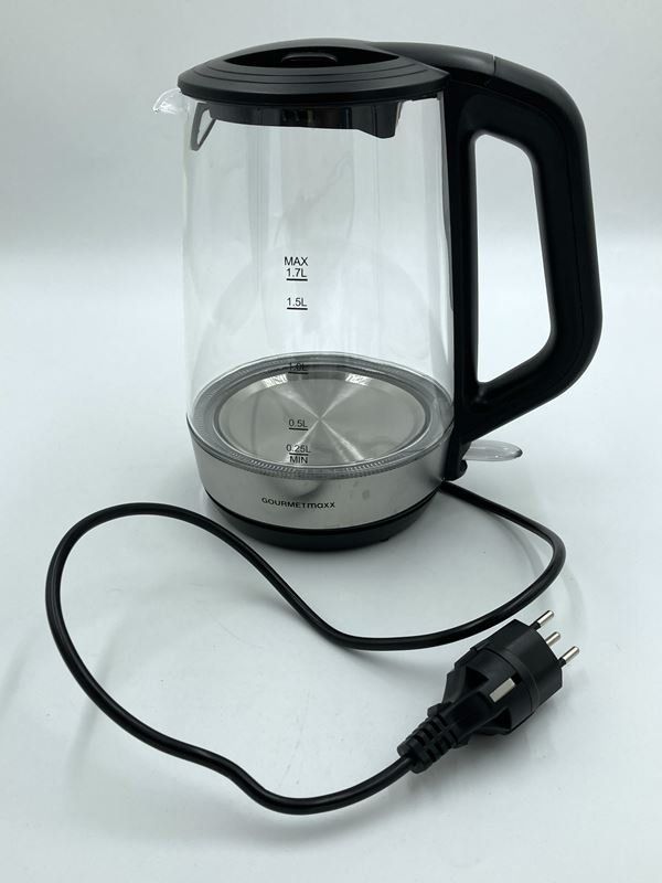 Bouilloires électriques: GOURMETMAXX | Wasserkocher | 1.7 L | Glas – Neuf (Voir description) à Wittenbach par Restwert_St-Gallen