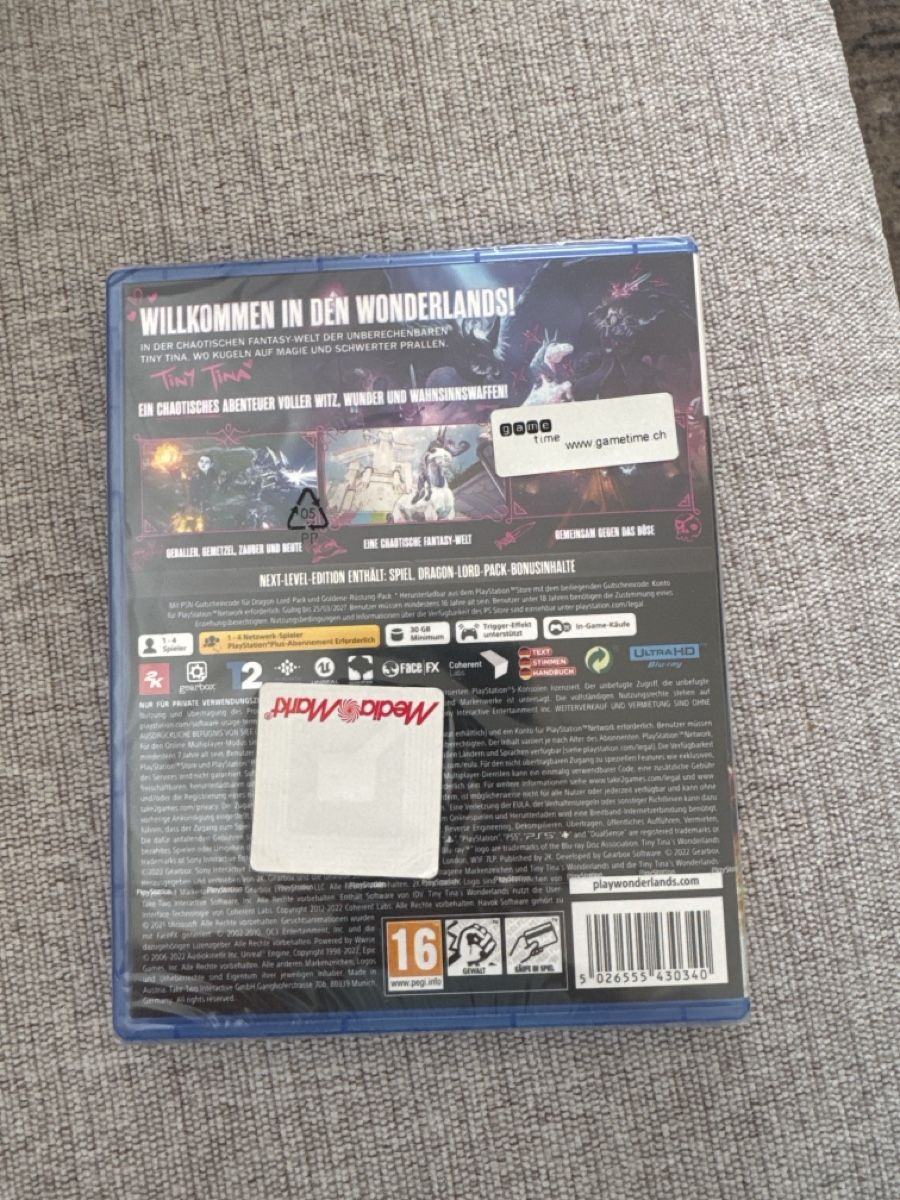 Giochi: PS5 Tiny Tina's Wonderlands - Next-Level Edition OVP – Nuovo e nell'imballaggio originale da Hubersdorf venduto da caruchiya 1