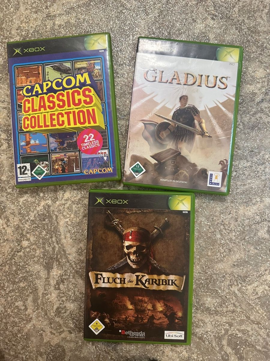 Giochi: Xbox Klassiker Bundle – Fluch der Karibik, Gladius & Capcom  – Usato da Heimberg venduto da Blackwitch