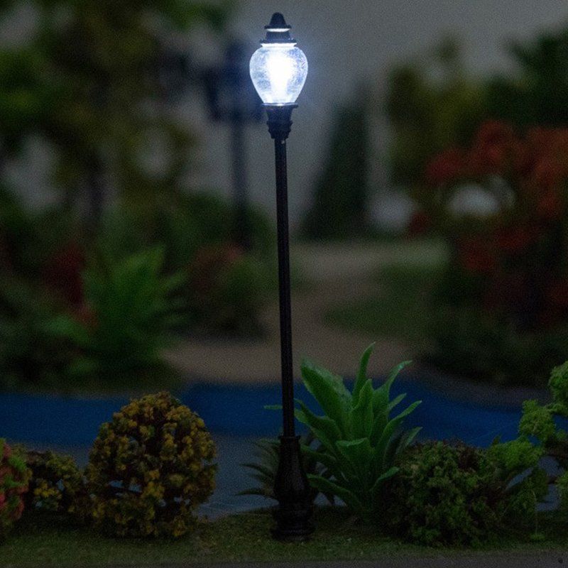 Modellini di ferrovie: LED-Miniatur Strasse Lichter 85mm. Peitschenleuchte – Nuovo e nell'imballaggio originale da Uerkheim venduto da Kaufoption 1