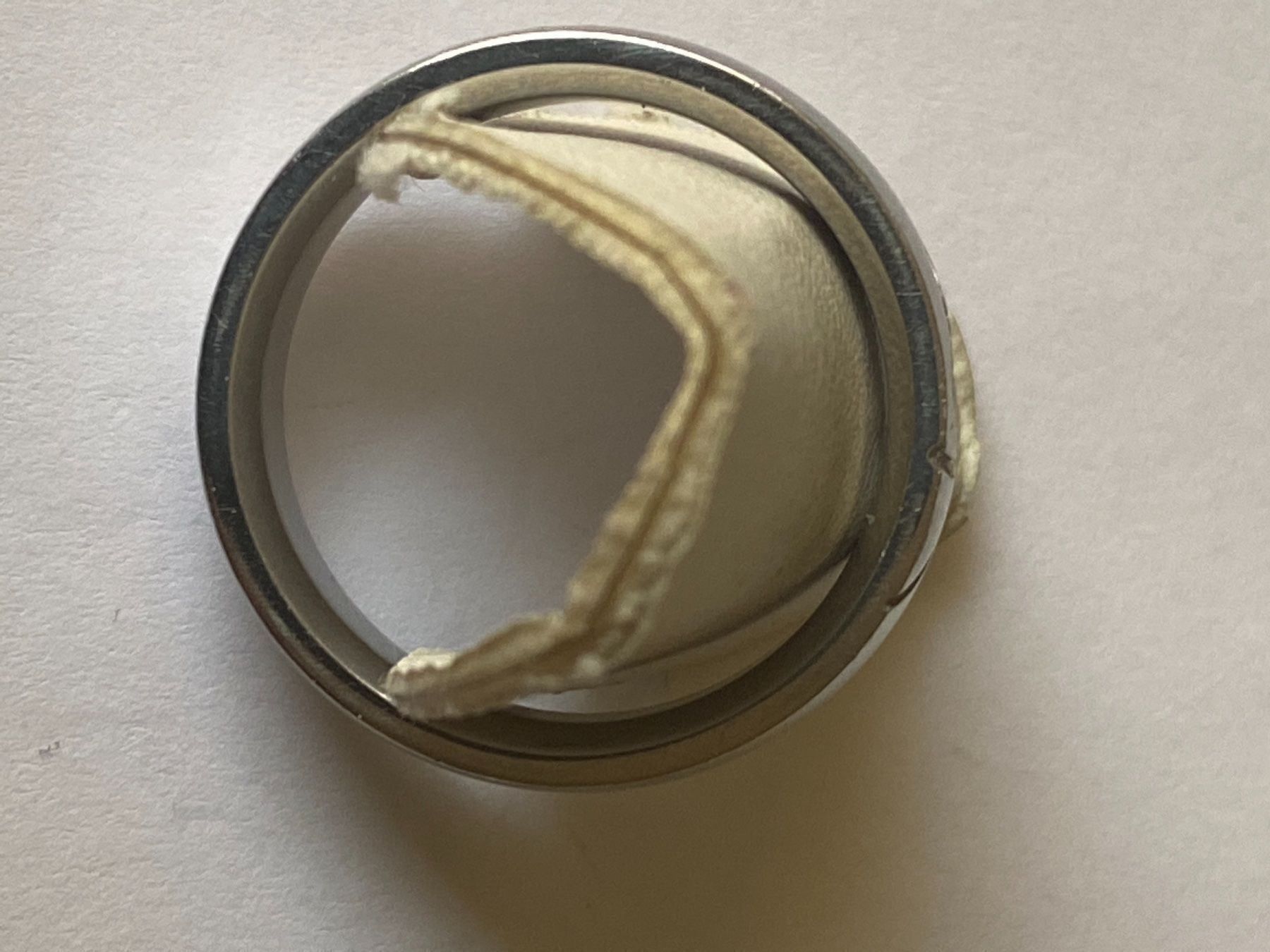 Bagues: Ring Edelstahl – D'occasion à Langnau am Albis par flusspflege 2
