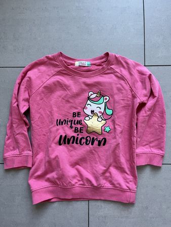 Pinkiger Unicorn Pullover, Gr. 116