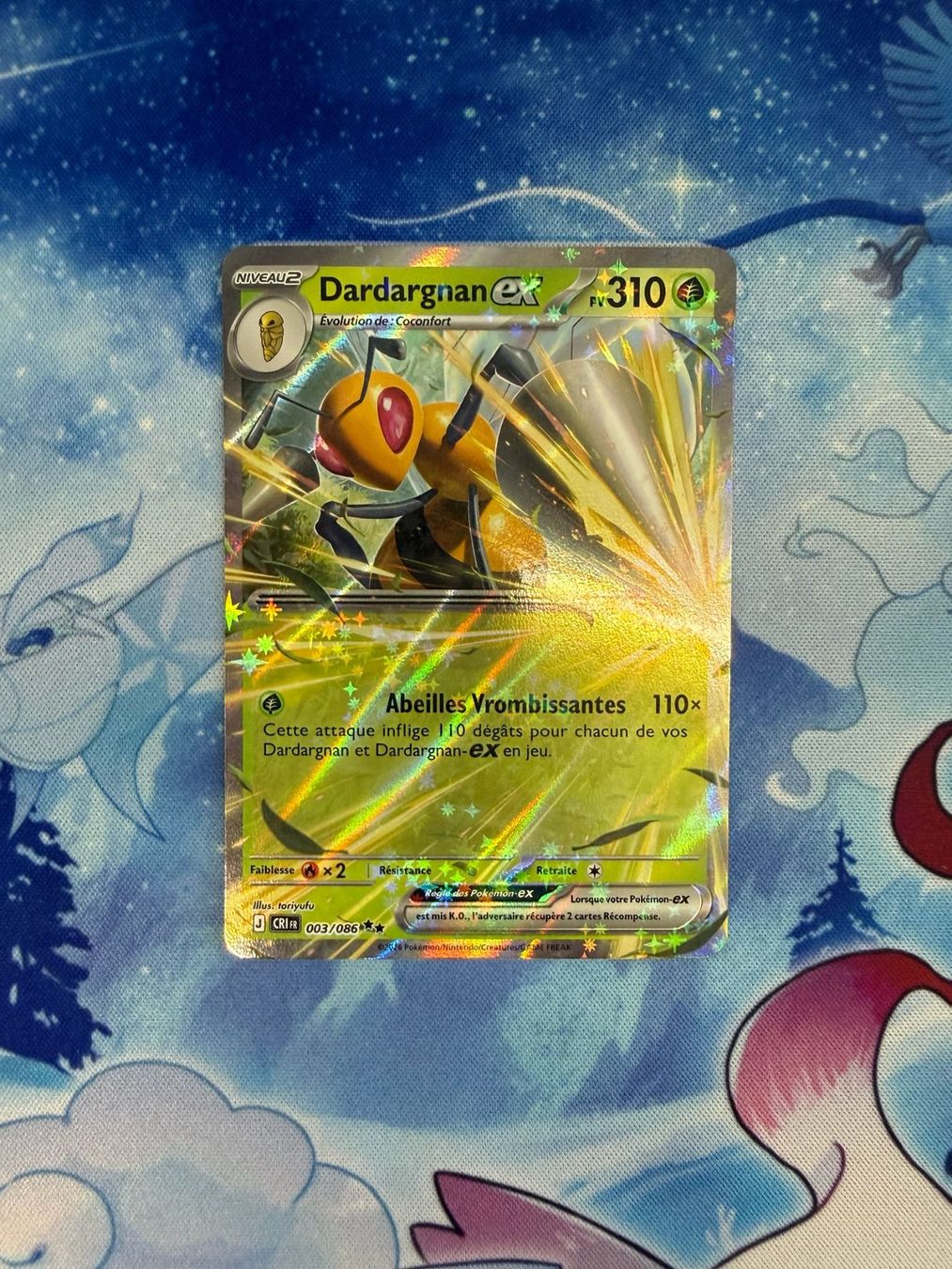 Pokémon Carte collezionabili: Dardargnan EX - CRI 003 FR – Nuovo (secondo la descrizione) da Courgenay venduto da ScamBoxOff