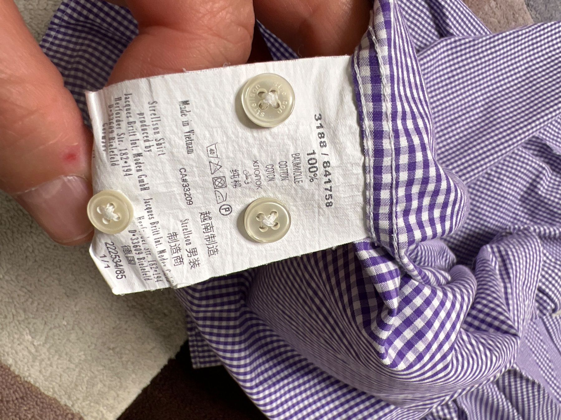 Strellson Camicie: Strellson Hemd – Usato da Menzingen venduto da Dali2504 2