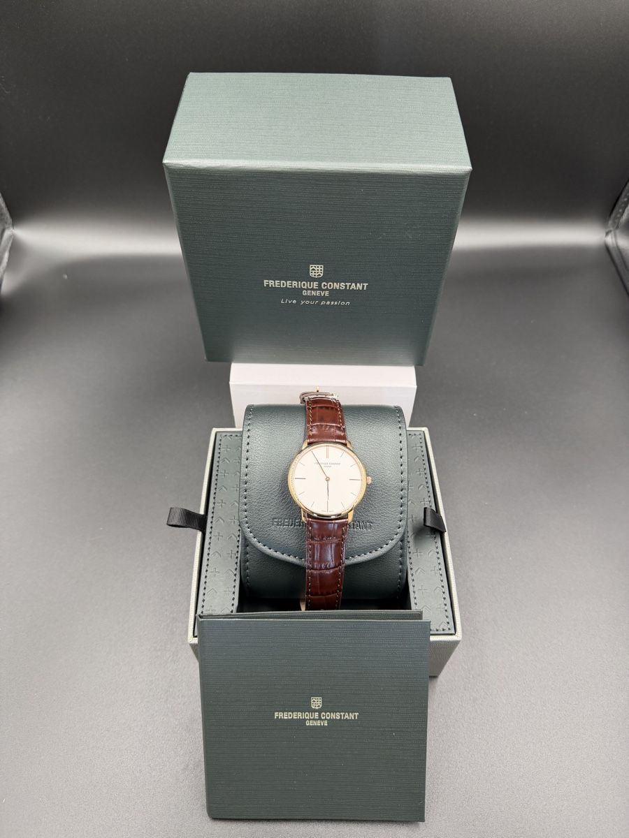 Frederique Constant Orologi: Frederique Constant - Classics Slimline - New Full Set – Nuovo e nell'imballaggio originale da Versoix venduto da WatchesGeneva 7