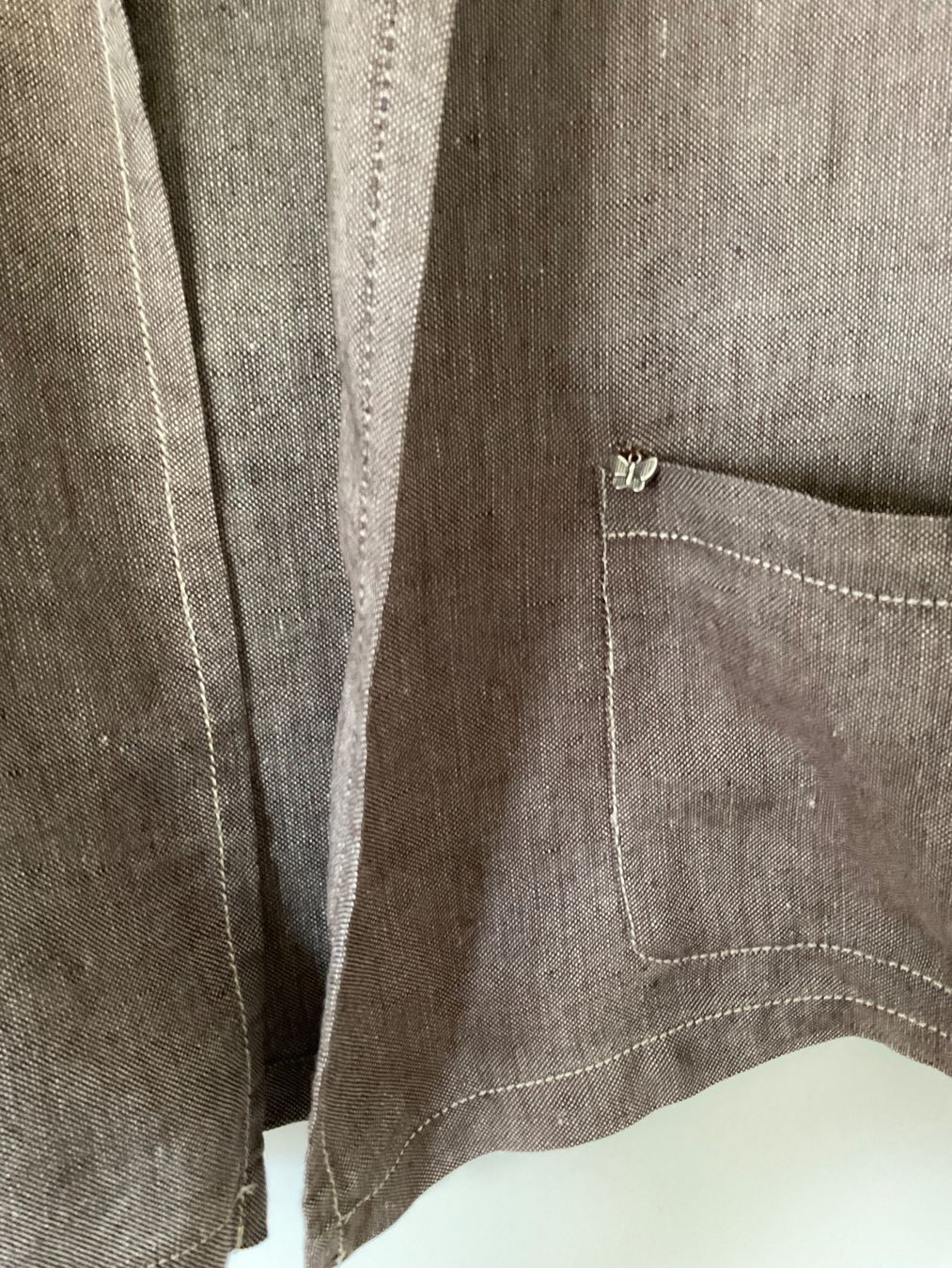 Max Mara Jacken: MAX MARA 100% Leinen oversize Jacke Gr 38 braun – Gebraucht aus Urdorf von alda02 9