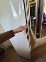 Grosser Kleiderschrank mit Spiegel, Weiss, Top Zustand!