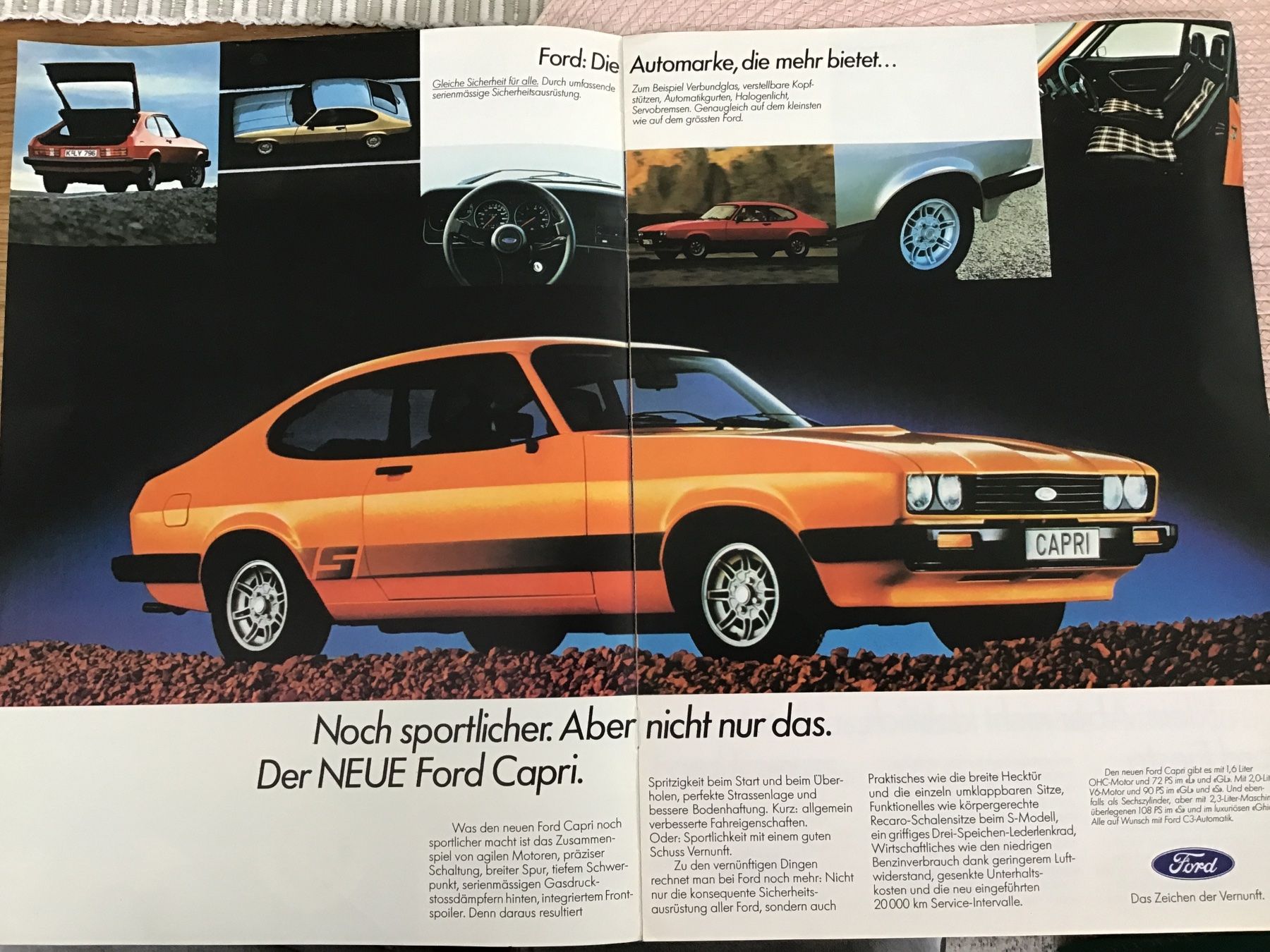 Ford Dokumente: Ford-Programm Verkaufsprospekt 8 Seiten – Gebraucht aus Scherzingen von Starseller62 1