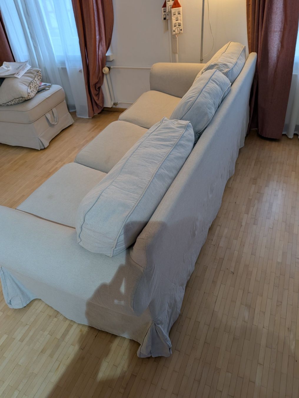 Ikea Sofas: Ektrop 3er Sofa - Mit waschbarem Bezug - Beige – Gebraucht aus Winterthur von san_m8lz 2