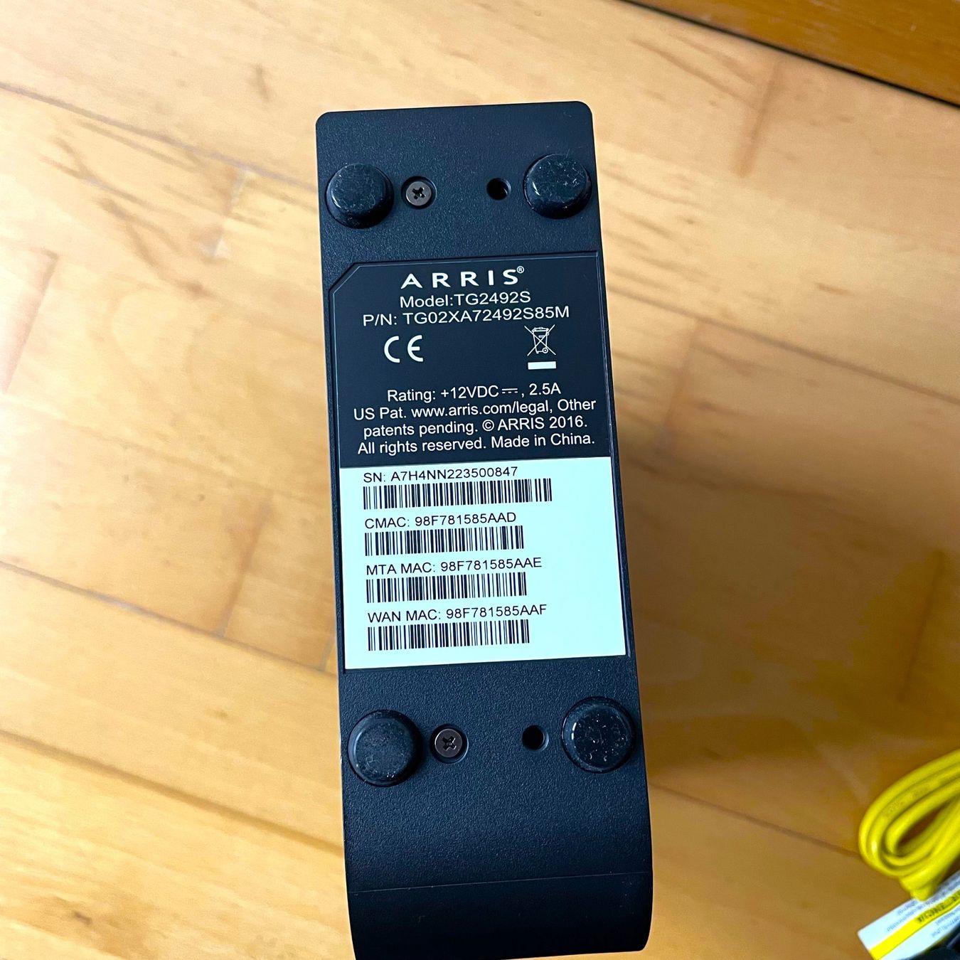 Modems & Router: Arris TG2492S WLAN Router / Kabelrouter / Modem – Gebraucht aus Aarburg von  7