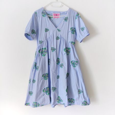 LIEBLINGSSTÜCK Traum Kleid Robe Dress Monstera Baumwolle 36