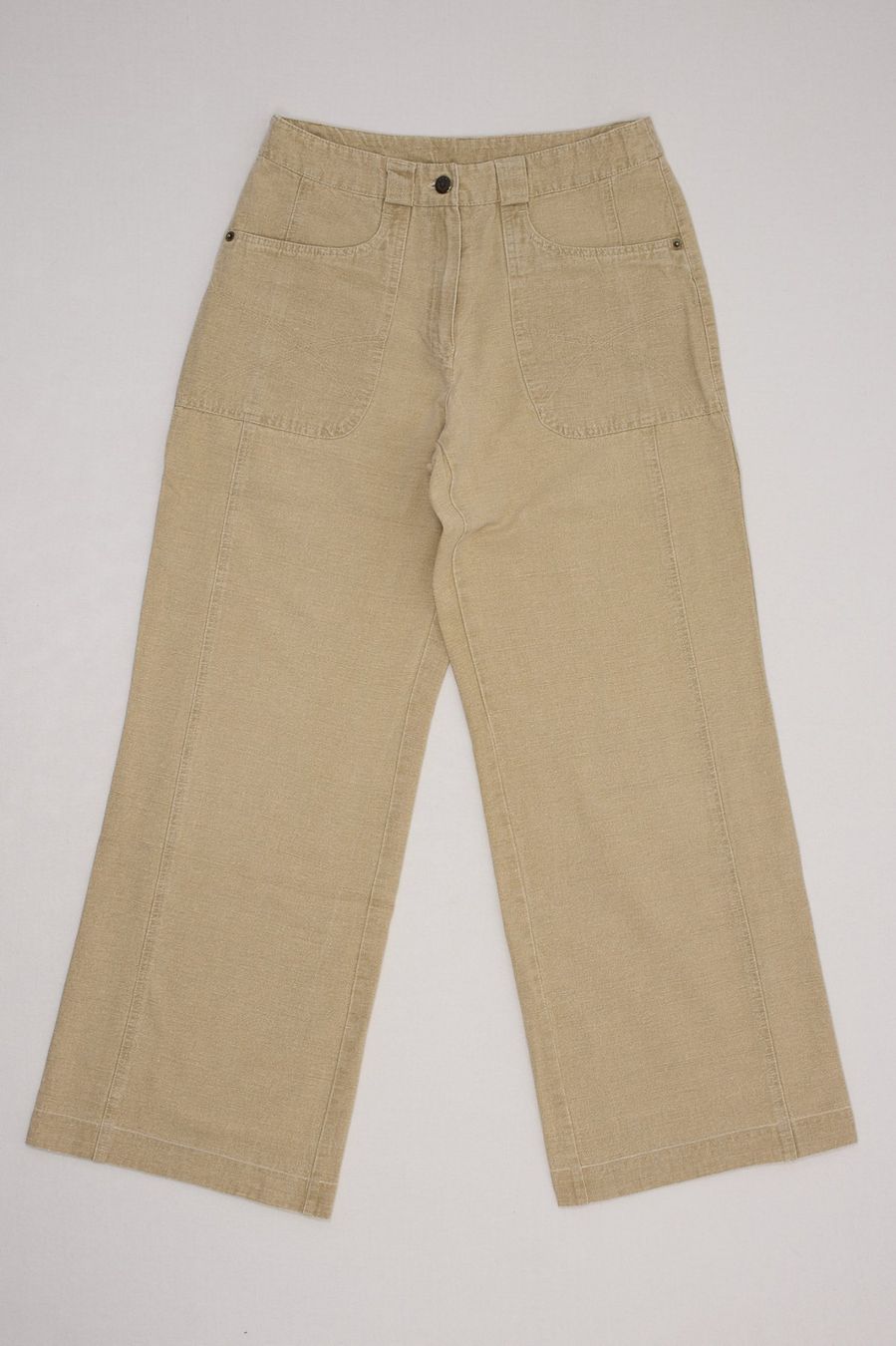 Hosen: Pantalon Lin Coton Beige Large T. M – Gebraucht aus Fribourg von re-fine 1