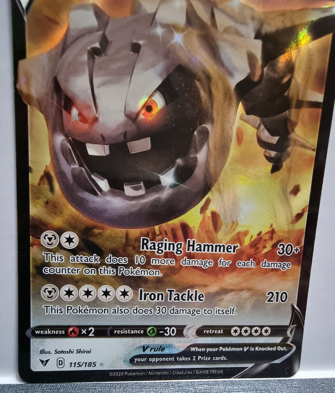Pokémon Carte collezionabili: Pokémon Steelix V 115/185 – Usato da Roggwil BE venduto da S_Cards 1