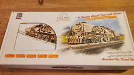 Modellbausatz Dampflokomotive aus Holz