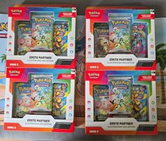 Pokémon Erster Partner Serie 2 - 4x OVP auf Deutsch