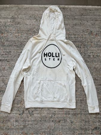 Men’s White Hollister Hoodie