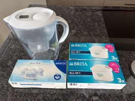 Brita-Wasserfilter Maxtra 2.4l mit 9 neuen Filterkartuschen