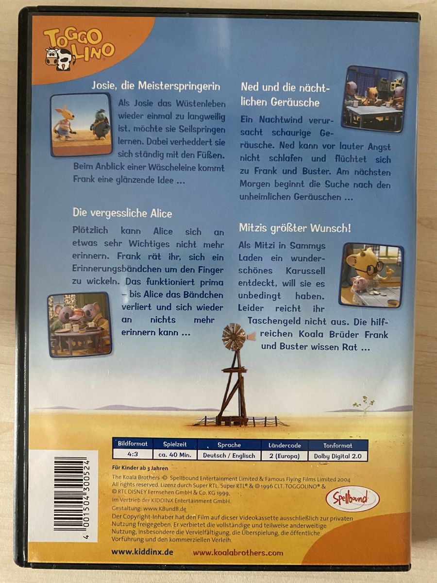 Alle DVDs: Kinder DVD / 2 Stk. Koala Brüder – Gebraucht aus Winkel von  2