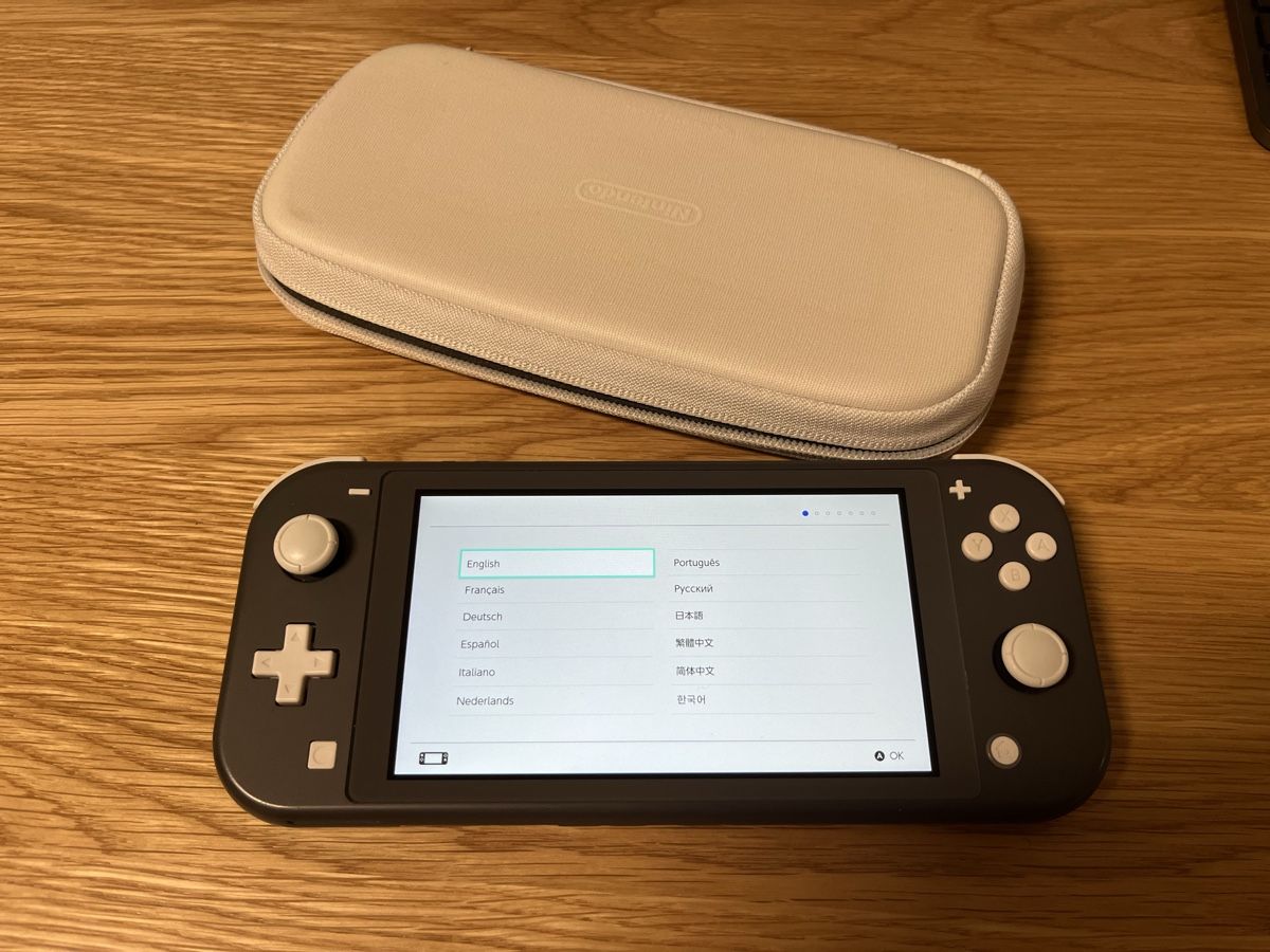 Nintendo Console: Nintendo Switch Lite Grau mit Etui Case – Usato da Olten venduto da T.Frei 1