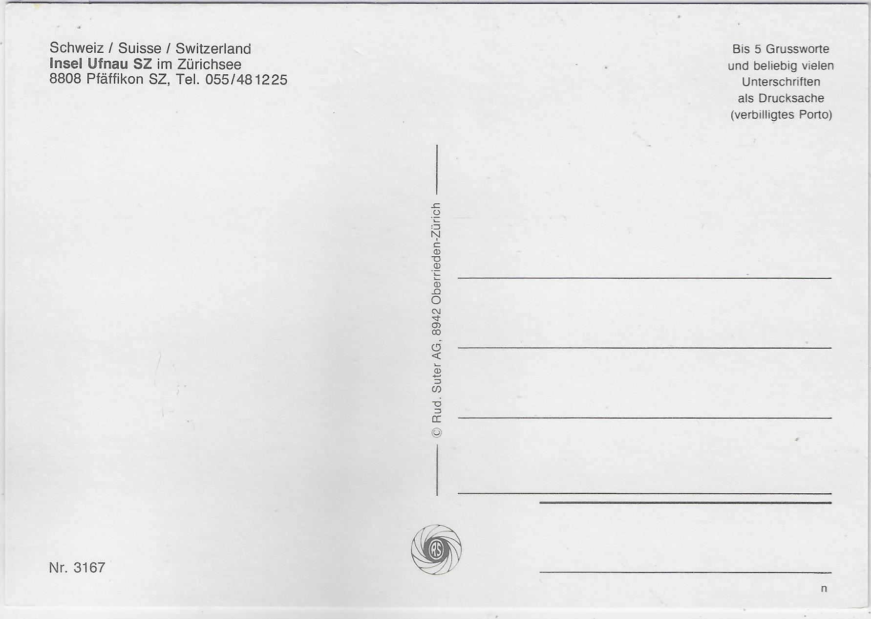 Cartoline postali: Insel Ufenau - Multiview – Usato da Ettingen venduto da Kartenplanet 1
