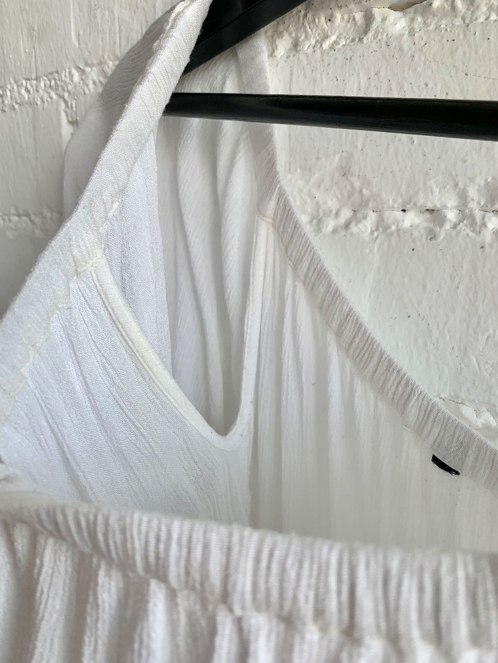 Vestiti: Weisses Kleid mit Carmenkragen – Usato da Bern venduto da Fraeuleinhonig 4